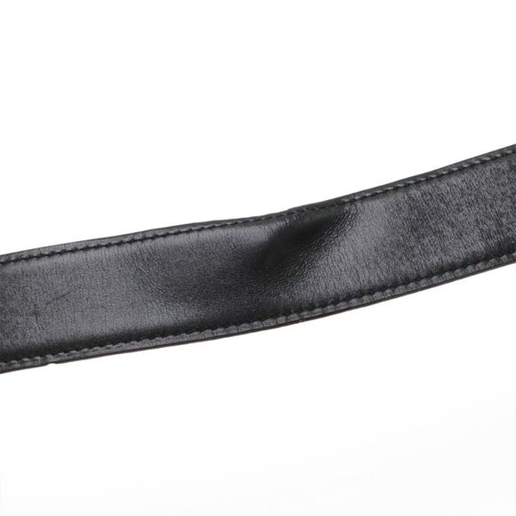 Hermes H Plate Belt Reversible Box Calf Togo Leather Black Brown main image 7